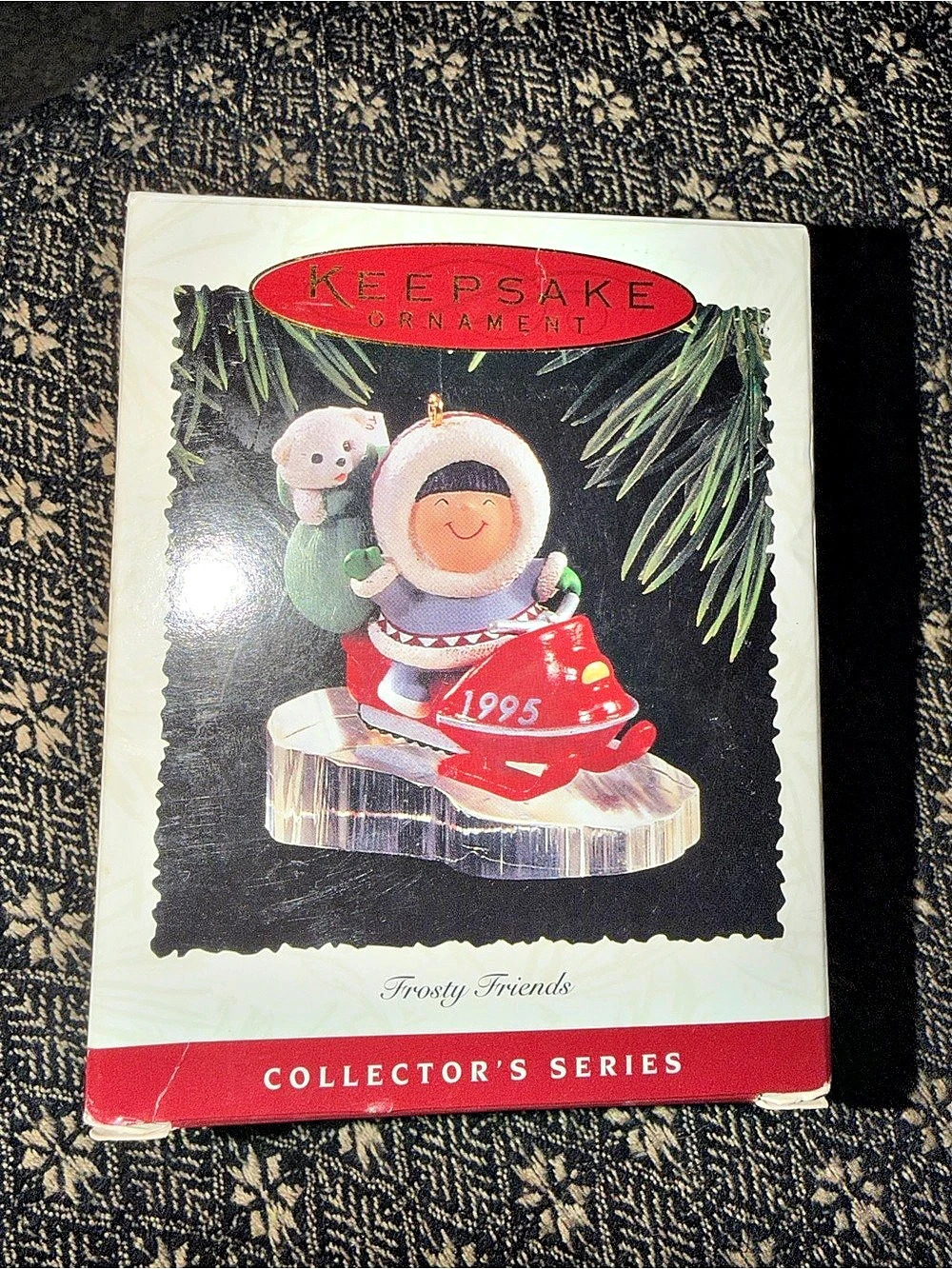 Keepsake Frosty Friends 1995 Christmas Ornament NIB